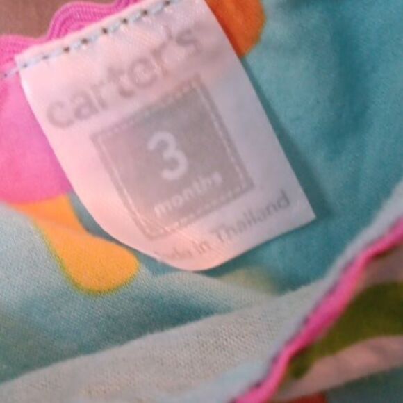 Carters 3 Month Blue ice Cream Sundress - Picture 2 of 4
